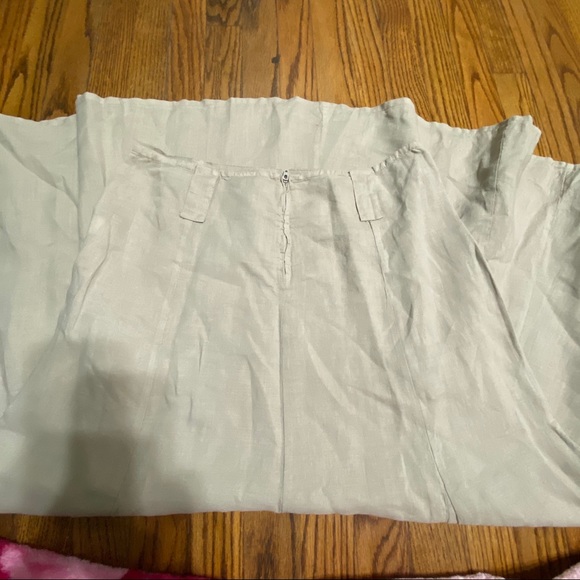 Purolino maxi skirt linen mermaid size L - Picture 8 of 10